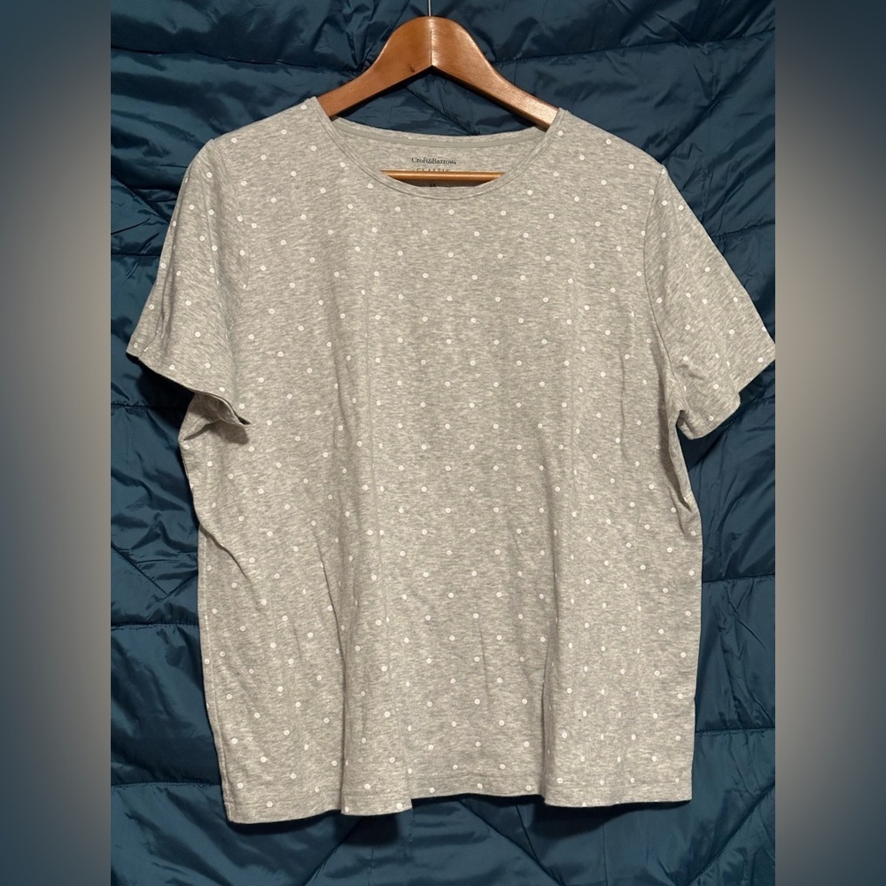Women’s Croft and Barrow Polka Dot Shirt